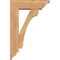 Ekena Millwork Legacy Traditional Smooth Bracket w/ Offset Brace, Western Red Cedar, 5 1/2"W x 16"D x 24"H BKT0604X16X24LEC01SWR - alternate 3